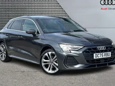 New Audi A3 Sportback S-Line 150 HP (110 kW) 2026 Grey Hatchback