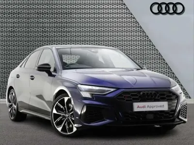Used Audi A3 Comfort 306 HP (225 kW) 2021 Blue Sedan