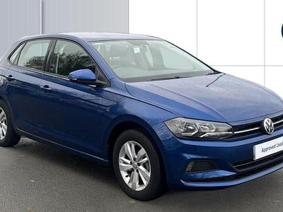 Used VW Polo SE 95 HP (69 kW) 2019 Blue Hatchback