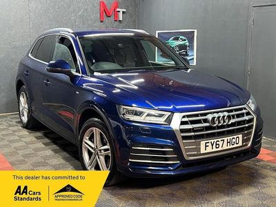 Used Audi Q5 S-Line 190 HP (139 kW) 2017 Blue SUV