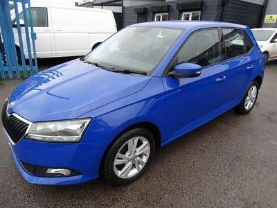 Blue Used 2021 Skoda Fabia SE Hatchback | £7,499 (Good price)