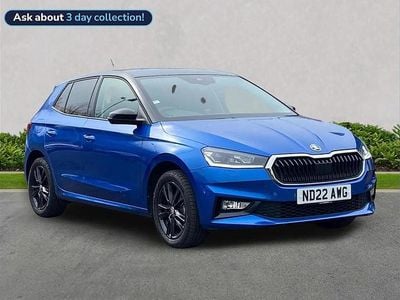 Used Skoda Fabia Colour Edition 95 HP (69 kW) 2022 Blue Hatchback