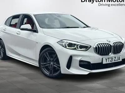 Used BMW 118 M Sport 136 HP (100 kW) 2021 White Hatchback
