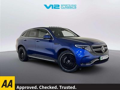 Used Mercedes EQC400 AMG line 300 kW (408 HP) 2023 Blue SUV