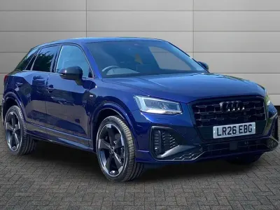 New Audi Q2 Black Edition 150 HP (110 kW) 2026 Navarra blue SUV