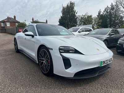 Used Porsche Taycan 4S 2022 White Sedan