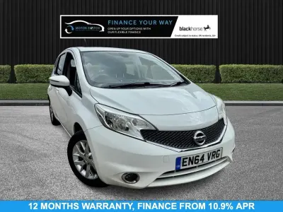 Used Nissan Note Acenta Premium 80 HP (58 kW) 2015 White Hatchback