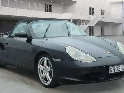 Used Porsche Boxster 260 HP (191 kW) 2003 Black Cabriolet