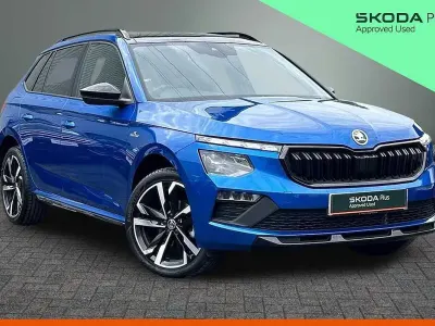 Used Skoda Kamiq Monte Carlo 85 HP (62 kW) 2024 Race blue metallic SUV