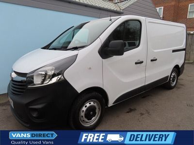 used Vauxhall Vivaro 2900 1.6 CDTI ECOFLEX TWIN SIDE DOORD P SENSORS SWB