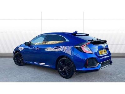 Used Honda Civic EX 126 HP (92 kW) 2019 Blue Hatchback