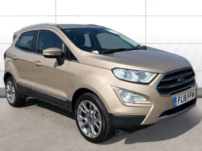 Used Ford Ecosport Titanium 125 HP (91 kW) 2018 Beige SUV
