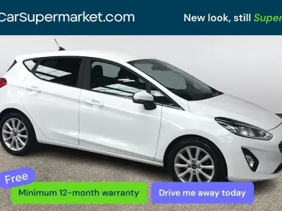 Usado Ford Fiesta Titanium 125 HP (91 kW) 2019 Branco Citadino