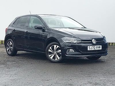 Used VW Polo Match 95 HP (69 kW) 2020 Black Hatchback