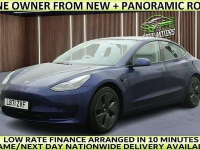 Used Tesla Model 3 Standard Range Plus 177 kW (241 HP) 2022 Blue Sedan