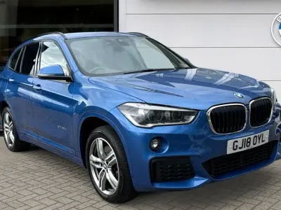 Used BMW X1 M Sport 187 HP (137 kW) 2018 Blue SUV