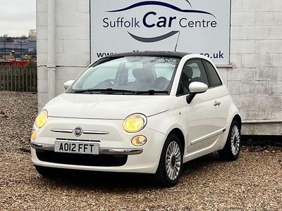 White Used 2012 Fiat 500 Lounge Hatchback | £4,595 (Fair price)
