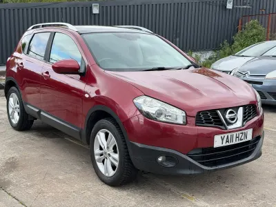 Begagnad Nissan Qashqai N-TEC 110 HK (80 kW) 2011 Röd SUV