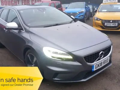 Used Volvo V40 R-Design 122 HP (89 kW) 2018 Grey Hatchback