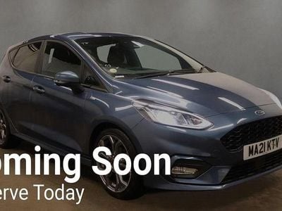 Used Ford Fiesta ST-Line 2021 Blue Hatchback