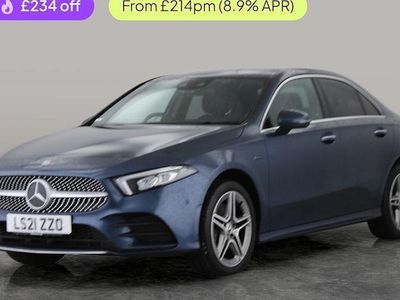 Used Mercedes A250 AMG line 218 HP (160 kW) 2021 Blue Sedan