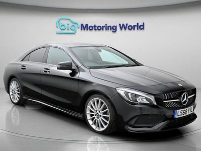 Used Mercedes CLA220 AMG line 170 HP (125 kW) 2018 Black Sedan