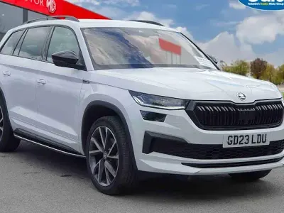 Usata Skoda Kodiaq SportLine 150 CV (110 kW) 2023 Bianco SUV