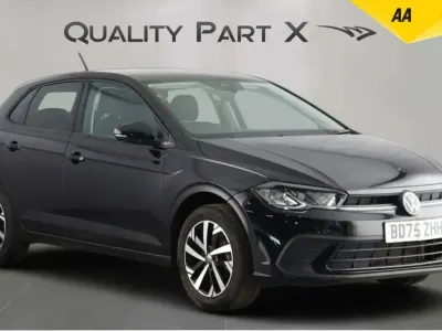 Used VW Polo Match 95 HP (69 kW) 2025 Black Hatchback