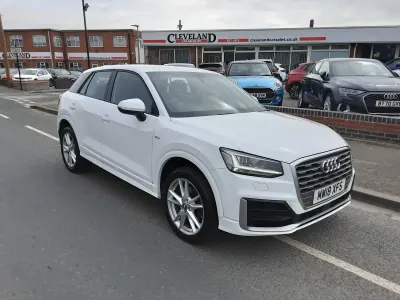 Used Audi Q2 S-Line 150 HP (110 kW) 2018 White SUV