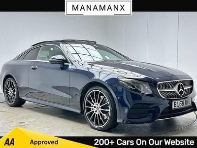 Blue Used 2018 Mercedes E450 AMG Line Premium Plus Coupe | £28,980