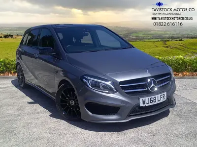 Used Mercedes B180 AMG line 109 HP (80 kW) 2018 Grey Hatchback