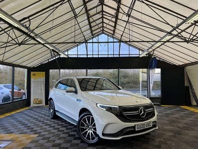 Used Mercedes EQC400 AMG line 300 kW (408 HP) 2020 White SUV