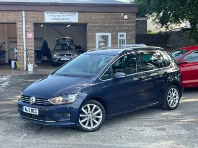Used VW Golf Sportsvan GT 150 HP (110 kW) 2016 Blue MPV