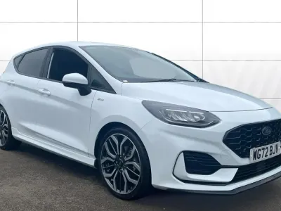 Used Ford Fiesta ST-Line X 125 HP (91 kW) 2022 White Hatchback