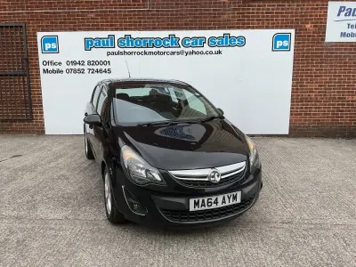 Used Vauxhall Corsa Excite 2014 Black Hatchback