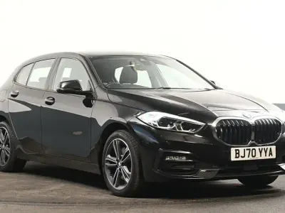 Used BMW 118 Sport Line 138 HP (101 kW) 2020 Black Hatchback