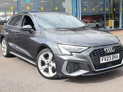 Used Audi A3 S-Line 150 HP (110 kW) 2023 Grey Sedan