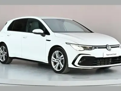 Used VW Golf VIII R-line 147 HP (108 kW) 2020 White Hatchback