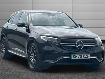 Used Mercedes EQC400 AMG line 300 kW (408 HP) 2020 Black SUV
