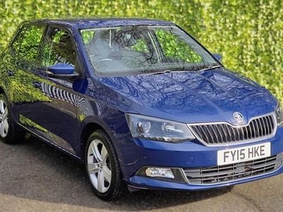 Used Skoda Fabia SE L 2015 Blue Hatchback