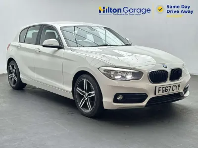 Used BMW 118 Sport Line 2017 White Hatchback