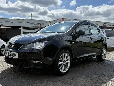 Used Seat Ibiza 85 HP (62 kW) 2015 Black Hatchback