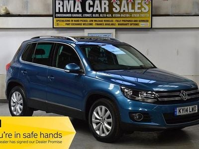 Blue Used 2014 VW Tiguan Match SUV | £11,495 (A bit pricey)