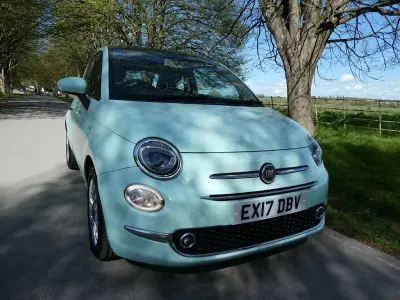 Używany Fiat 500 Lounge 69 KM (50 kW) 2017 Zielony Hatchback