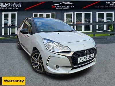 used DS Automobiles DS3 1.2 PURETECH CONNECTED CHIC 3d 80 BHP