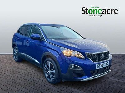 Blue Used 2018 Peugeot 3008 Allure Hatchback | £12,643 (Fair price)