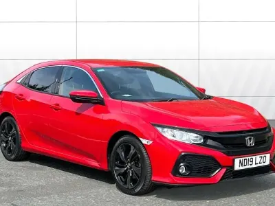 Used Honda Civic SR 126 HP (92 kW) 2019 Red Hatchback