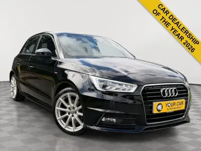 Used Audi A1 Sportback S-Line 125 HP (91 kW) 2016 Black Hatchback