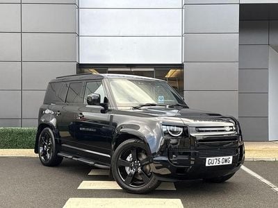Black New 2025 Land Rover Defender HSE Dynamic Estate | £81,490 (Expensive)