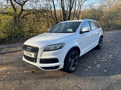 White Used 2011 Audi Q7 S-Line SUV | £9,499 (Expensive)